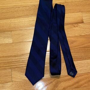 Tommy Hilfiger Dark Blue Patterned Tie